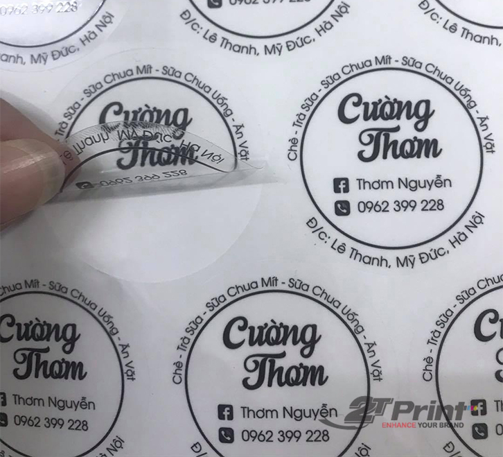 in tem nhãn trong chất lượng cao